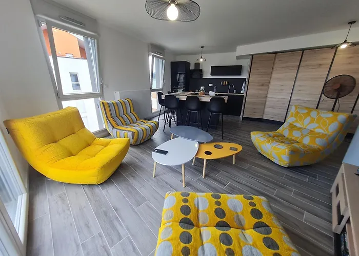 Contemporain 3 Avec Vue Sur Canal, Parking Et Internet A - Fr-1-584-343 * Нанси