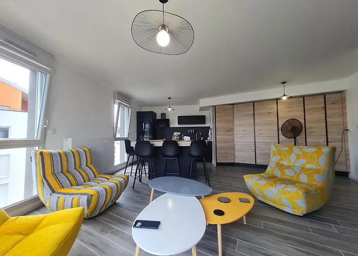 Contemporain 3 Avec Vue Sur Canal, Parking Et Internet A - Fr-1-584-343 Apartmán Nancy